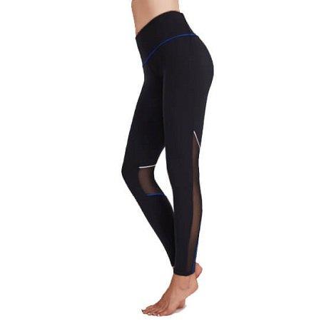 Women's Activewear Yoga Pants Mesh Panels Gym Running Workout Exercise Fitness Tights Skinny Leggings Ankle Casual Trousers -Ostar Swimwear recommend