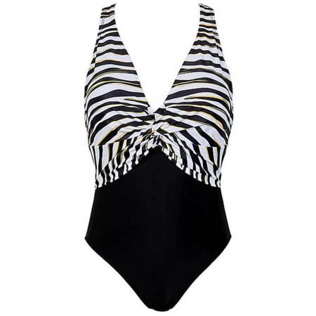 Womens Tummy Slimming Bathing Suit Black One Piece Swimwear -Ostar Swimwear recommend