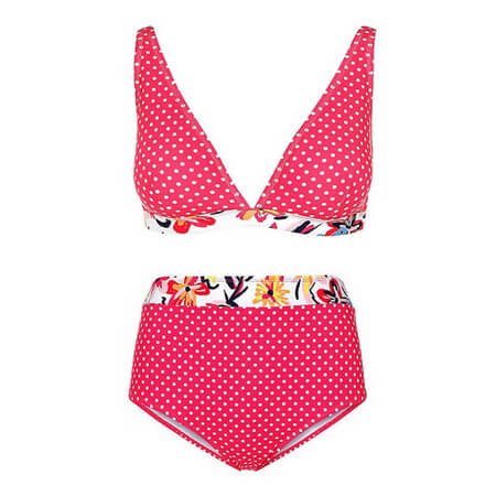 Pink Bikini Set Swimsuits With High Rise For Young Ladies -Ostar Swimwear recommend