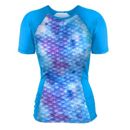 Women's Short Sleeve Surf Rash Guard Shirt Swimwear -Ostar Swimwear recommend