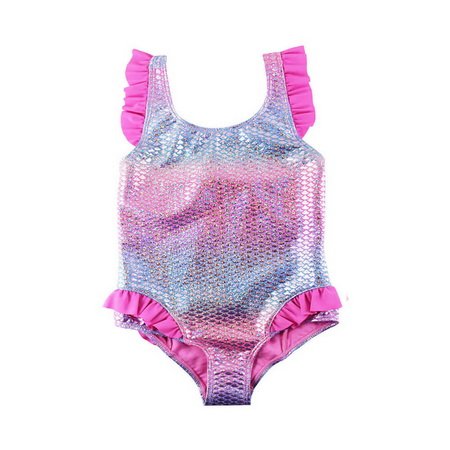 Product Name: Lovable Girl One Piece Bathing Suit With Dots Foil Printed One Piece Swimwear -Ostar Swimwear recommend