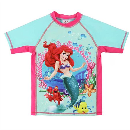 Disney Little Mermaid Rashguard Top For Baby Girls Swimsuit -Ostar Swimwear recommend