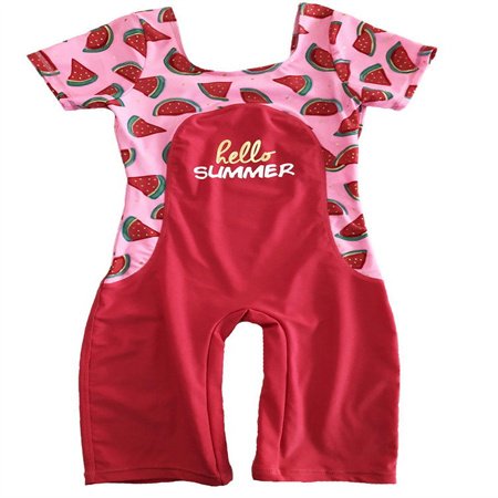 Sweet & Soft Toddler Girls Swimwear Watermelon Rashguard Beach Swimsuit -Ostar Swimwear recommend