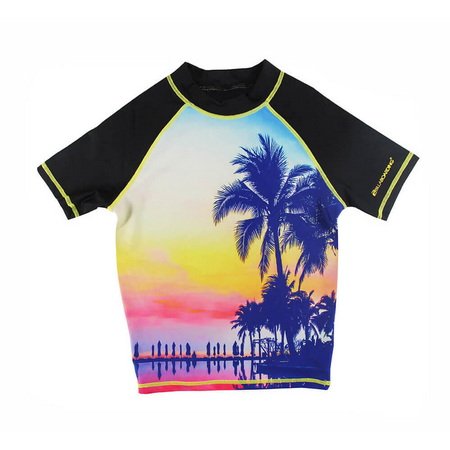 Coconut Tree Rash Guard Bathing Suit For Teen Boys -Ostar Swimwear recommend