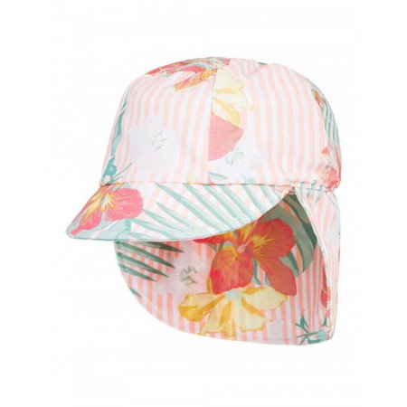 Toddler Girls Floral Swim Hat With Neck Flap -Ostar Swimwear recommend