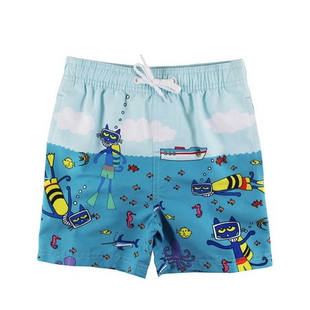 The Cat Fishing Boys Surf Swim Shorts Swimwear-Ostar Swimwear recommend