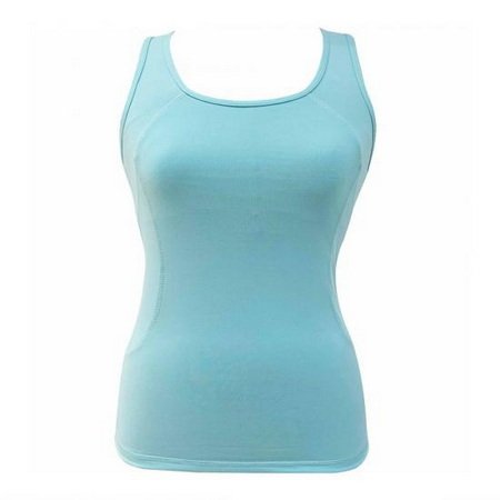 Turquoise Lady Yoga Wear With Lining Workout Tank Tops-Ostar Swimwear recommend