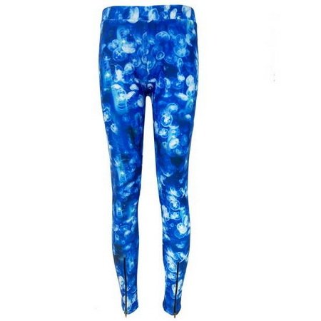 Printed Compression Pants With Back Zipper Pocket Fitness Leggings For Women-Ostar Swimwear recommend